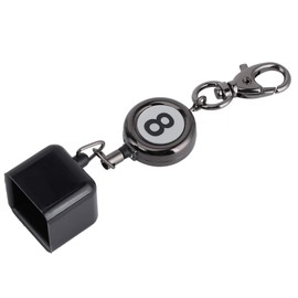 EVTSCAN Billiards Snooker Pool Cue Chalk Holder with Belt Clip Retractable Pool Table Accessories