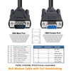 DTECH DB9 RS232 Serial Cable Null Modem Male to Female