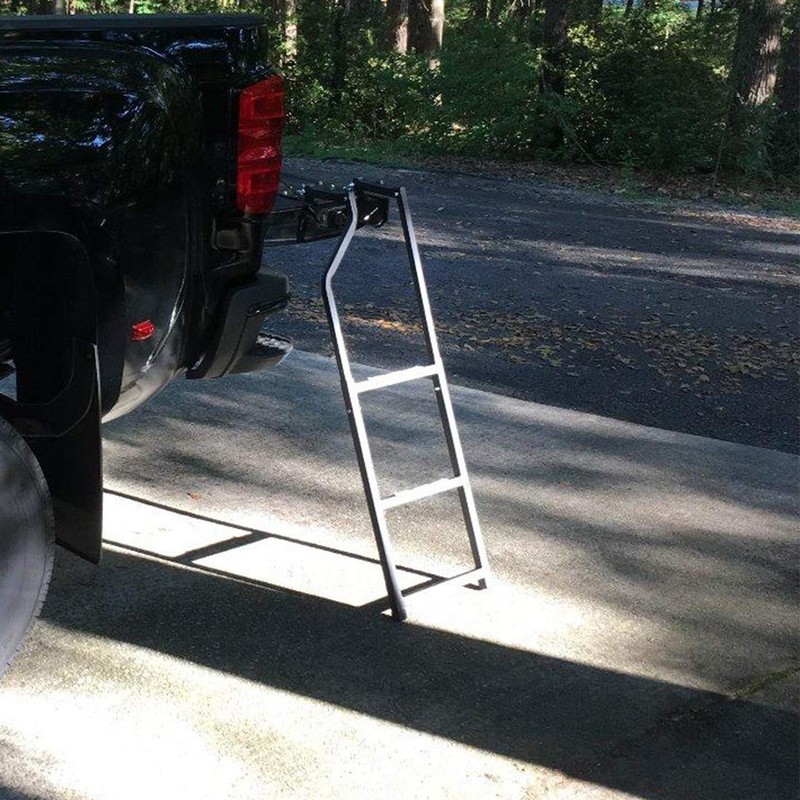 KMFCDAE Tailgate Ladder Pickup Truck Accessories Universal Extension Step Ladder