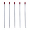 SOWAKA 5 Pcs Nail Cuticle Pusher 17 cm Red Rubber