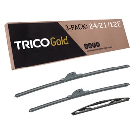 TRICO Gold 3-Piece Driver/Passenger/Rear All-Weather Automotive Replacement Windshield Wiper Blade Kit for 2008-2017 Buick Enclave; Includes 24", 21" & 12" Premium Beam Blades