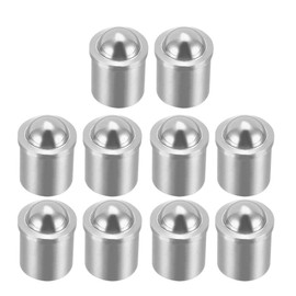 sourcing map Door Cabinet Closet Drawer 8mm Dia Stainless Steel Ball Catch Latch Catcher 10Pcs