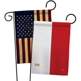 Indonesia Garden Flags Pack Regional Nationality Nation International World Country Particular Area USA Vintage Applique Small Decorative Gift Yard House Banner Double-Sided Made In 13 X 18.5