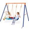 Amictoy Swing Set for Backyard with Stand - Heavy Duty