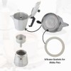 Teravan - Juntas de silicona compatibles con Bialetti Moka Express,