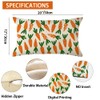 Ogiselestyle Easter Carrot Throw Pillow Cover, 12 x 20 Inch