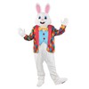 Opemon Easter Bunny Mascot Costume Adult Deluxe Fancy Costume Jumpsuit