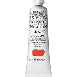 Winsor & Newton Artists' Pintura de Óleo, Rojo (Cadmium Scarlet), 37 ml