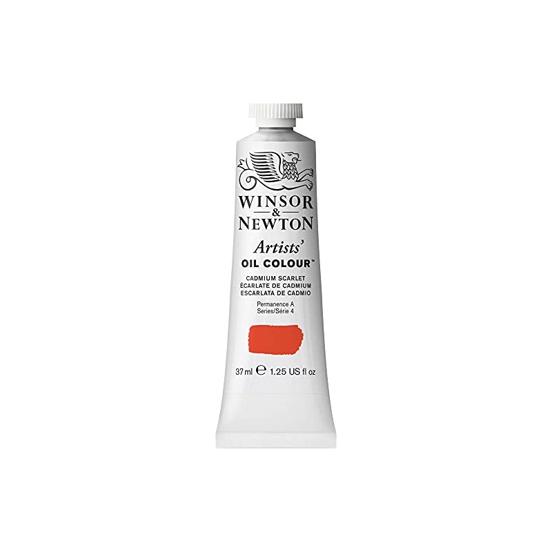 Winsor & Newton Artists' Pintura de Óleo, Rojo (Cadmium Scarlet),