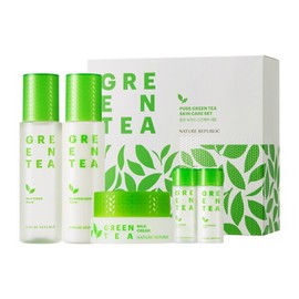 Nature Republic 네이처리퍼블릭 맑은 녹차수 스킨케어 세트 Nature Republic Clear Green Tea Skincare Set