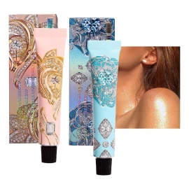 Veraly Iluminador Liquido Glitter Brillos Maquillaje Corporal