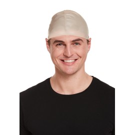 HENBRANDT 1x Professional Bald Caps - Seamless Stretch Fabric for Theatre Cosplay Halloween Fancy Dress Costume Wigs Stage Film TV Character Transformations Theatrical Accessories