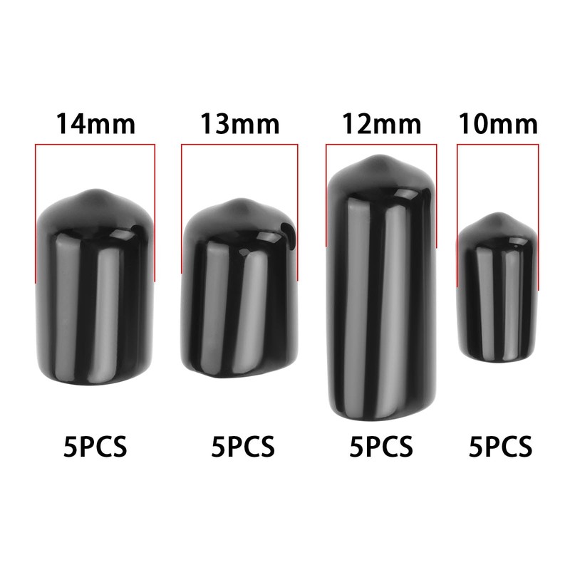 Be In Your Mind 20pcs Rubber Snooker Cue Tip Covers