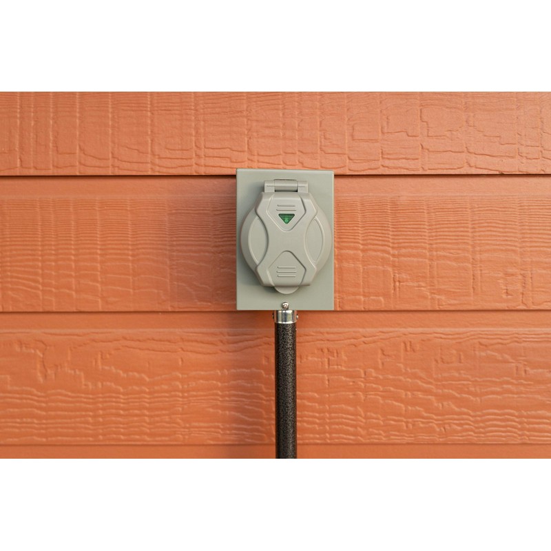 Halotronics Indoor/Outdoor 4-Prong Generator Power Inlet Box 30-Amp L14-30, 125V/250V