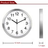 Be Tick 12-inch Wall Clock Modern, Quartz, Silent / Silent