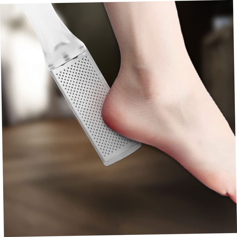 NOLITOY Foot File Double-sided Stainless Steel Callus Remover Grit Tool
