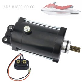 Yamaha WaveRunner VX110 Deluxe VX1100 2005 2006 Starter & Relay for Yamaha 6D3-81800-00