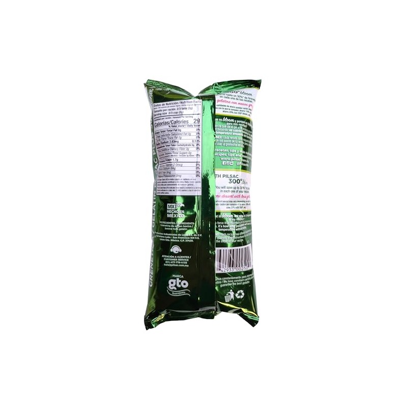 Pilsac Grenetina Plus 300 Bloom sin sabor - Polvo para
