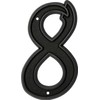 HIllman 844048 6-Inch Plastic House Number 8