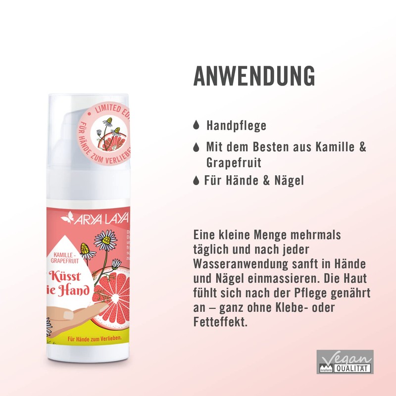 ARYA LAYA Chamomile Grapefruit Hand Care Kiss the Hand |