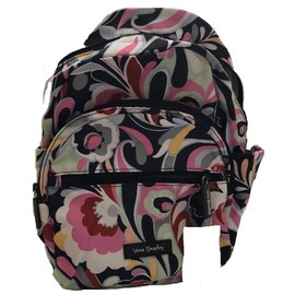 Vera Bradley Mod Paisley Lighten Up Essential Compact Backpack 11" h x 10" w x 4" d