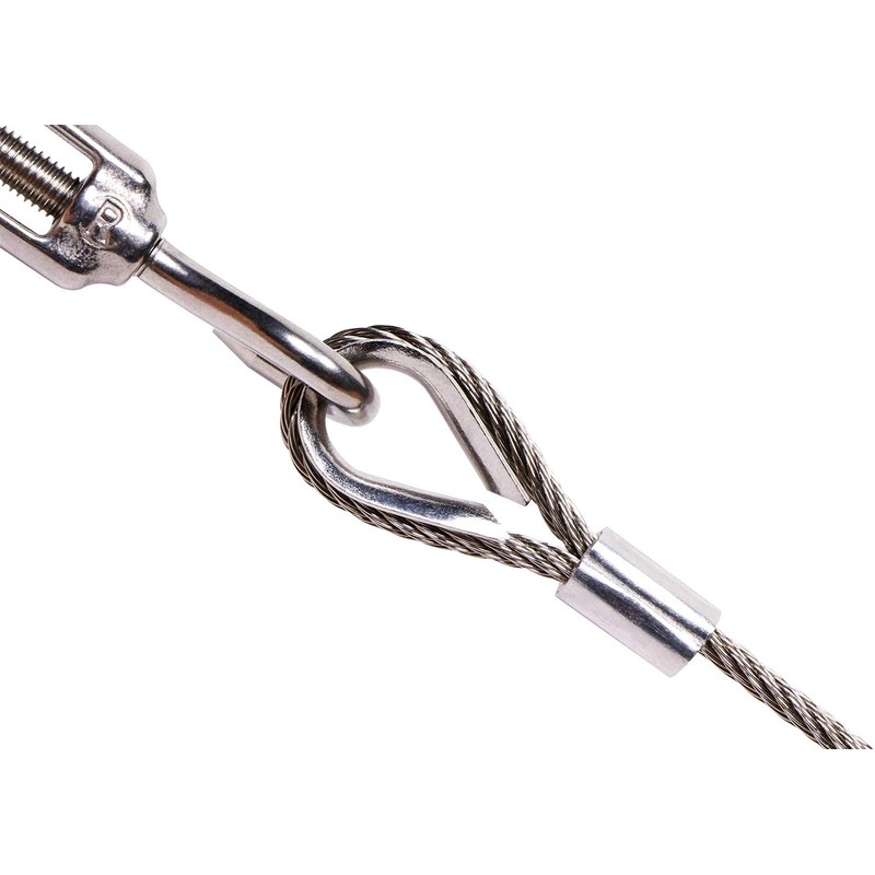 Penta Angel M4/M5/M6 Stainless Steel 304 Double Eye Turnbuckle Wire