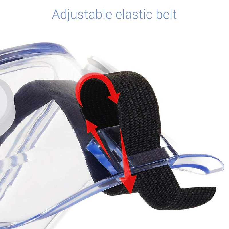 Heden Seger Safety - 1 Pack Goggles Clear Wraparound Safety