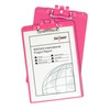 Snopake A4 Pink Clipboard with Pen Holder, Heavy Duty Ergonomic
