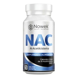 Suplemento Nac N-acetilcisteína Nowek Natural 60cáp 600 Mg