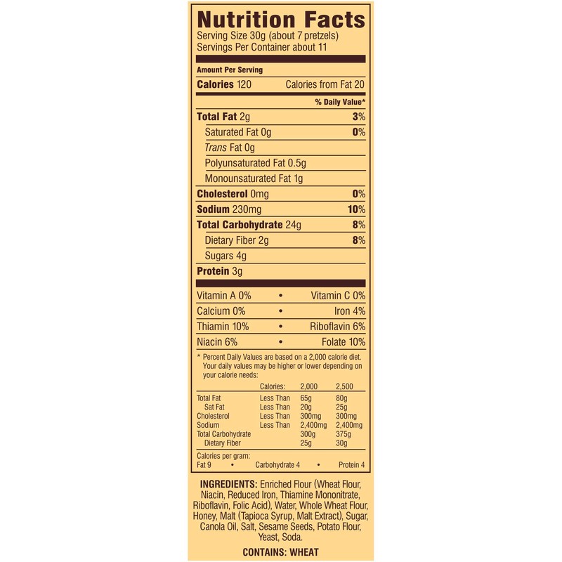 Snyder's of Hanover Honey Wheat Braided Twist, 10-Ounce (Pack of