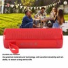 Bluetooth Speaker Red Wireless Portable Compact USB Charging Woofer Speaker