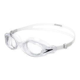 Speedo Unisex Hydrosity 2.0 Swimming Goggles | Anti-Fog | Anti-Leak, Clear/White, One Size