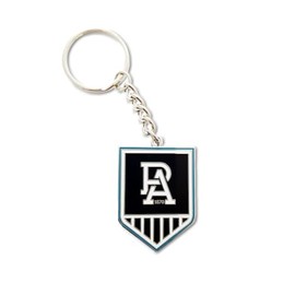 Port Adelaide Power Logo Metal Keyring