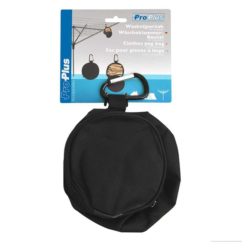 ProPlus Wäscheklammer-Beutel Karabiner
