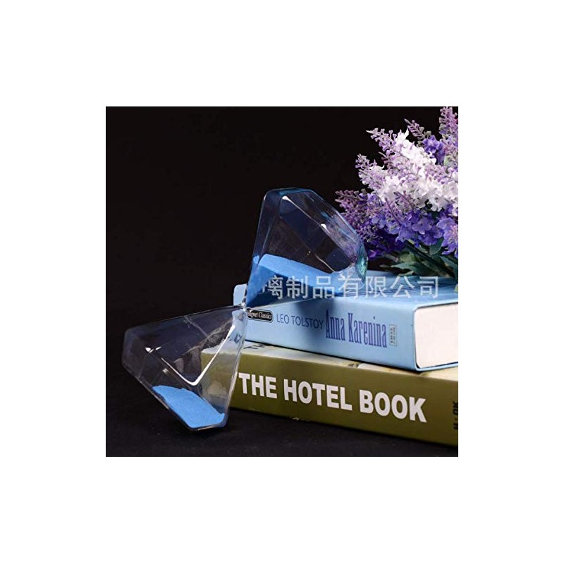 Graces Dawn Diamond Glass Hourglass Sand Timer 60 Minutes with