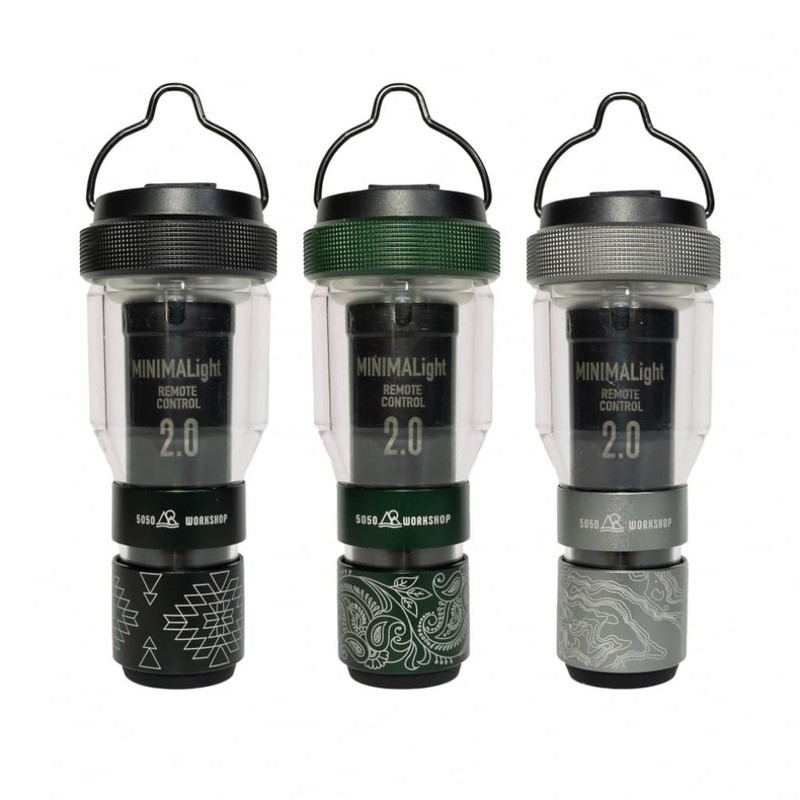 5050WORKSHOP Lantern MINIMALight Remote Control 2.0 Gray Topo (Gray Topo)