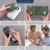 VON HEESEN Slim Wallet with RFID Protection, for Men and