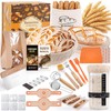 REMEIT Sourdough Starter Kit with Banneton Bread Proofing Basket Set,