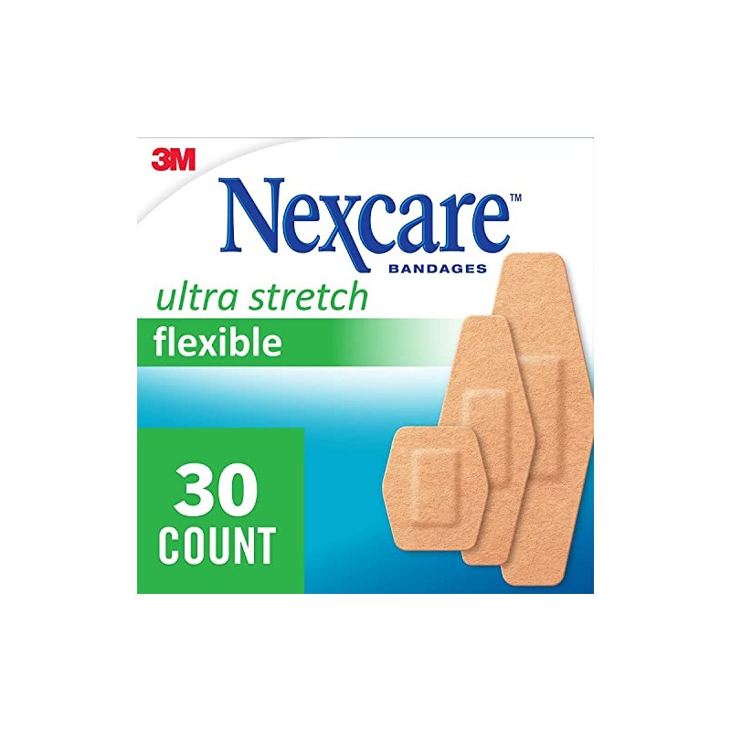 Nexcare Comfort - Vendajes de tela surtidos, 30 unidades, Paquete