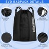 EVO Fitness Drawstring Bags - Lightweight Gym Backpack Men, Ideal