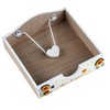 Bee Happy Sunflower Wooden Napkin Holder Organiser Heart Weight Summer