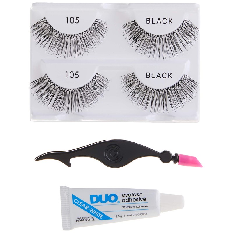 Ardell Deluxe Pack 105 with Applicator, #68987, 0.07 Pound