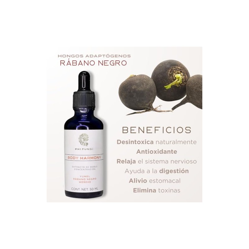 Extracto Botánico de Wereke, Yumel y Rábano Negro de Doble