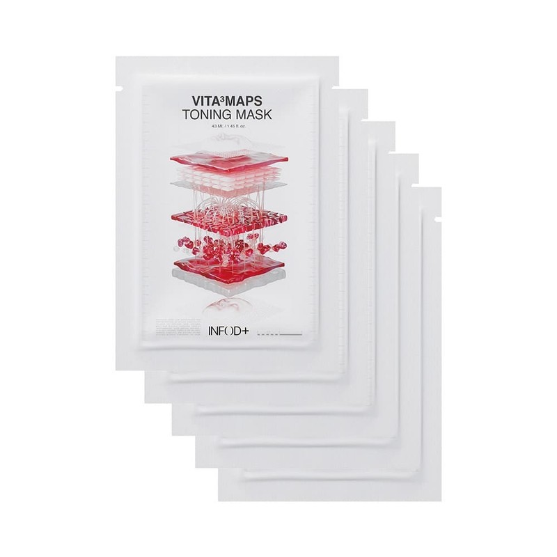 Infodplus INFOD+ Vita Maps Toning Mask Sheet 5ea - INFOD+