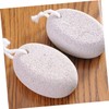 Mikinona 2pcs Double Sided Foot File Stone Callus Remover for
