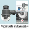 QruiLanTu Sink Trap 1 1/2'' P-Trap Replacement Upgrade Visible Removable