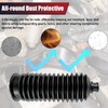 Upgrade 2PCS tie rod boot rack and pinion boot kit,Thickened