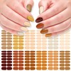 DANNEASY 12 Sheets Nail Polish Stickers Full Nail Wraps for