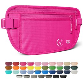 Money Belt for Travel - Security Fanny Pack for Phone, Money, Passport, & More with Anti Theft RFID Protection - Slim Under Clothes Hidden Wallet Holder Bag - Unisex Travel Waist Pouch for Women & Men