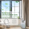 BEWAVE Dryer Vent Window Kit, Window Vent Kit Fit with